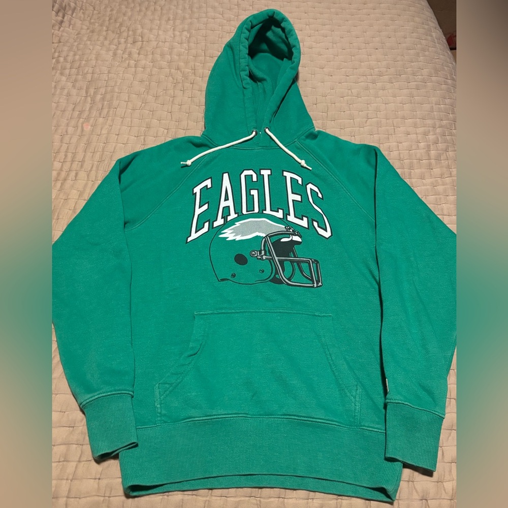 NWOT Philadelphia Eagles Vintage Style NFL Football Hoodie Size Small by Homage